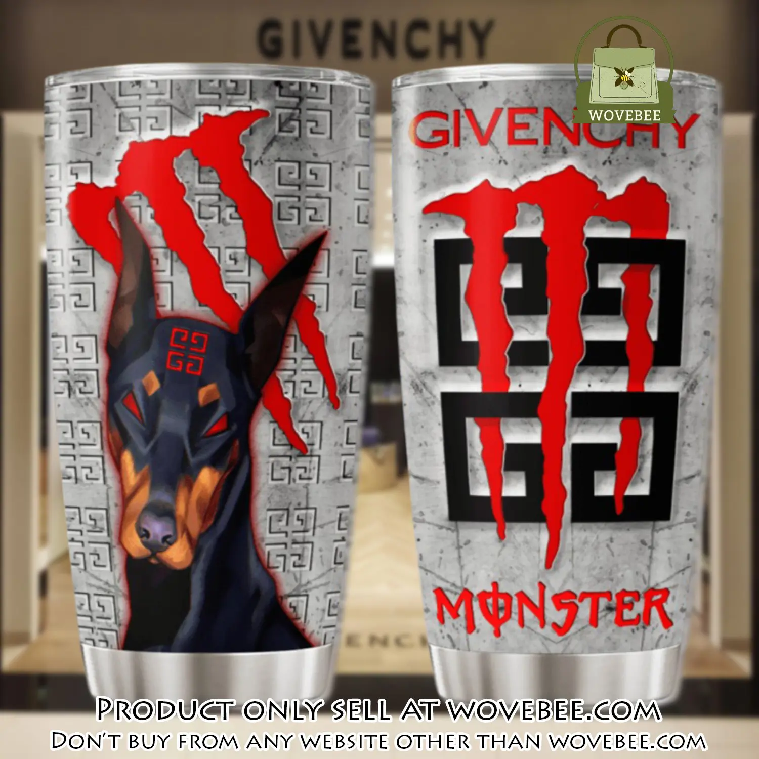 Givenchy monster stainless steel tumbler 20oz30oz wvb0515208